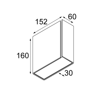 Mynd af Modular Split Medium Hvítt/Gyllt