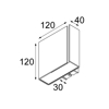 Mynd af Modular Split Small Svart/Gyllt