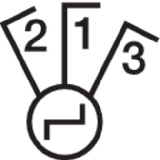 Mynd af 3.stöðu rofi 0-1-2-3