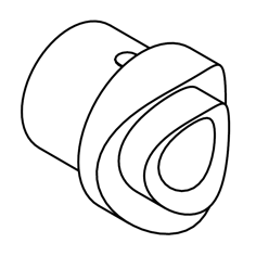 Mynd af PP-R FS Söðull 75x40mm