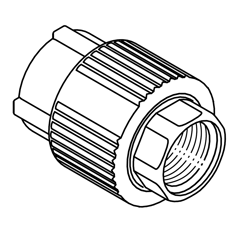 Mynd af PP-R FS Múffutengi 32mm x 3/4"
