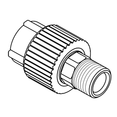 Mynd af PP-R FS Nippiltengi 25mm x 1/2"