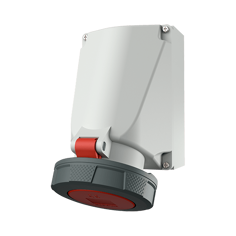 Mynd af CEE Veggtengill 400V IP67  63A