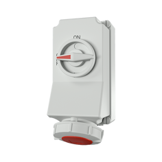 Mynd af CEE Gámatengill+rofi IP67  32A