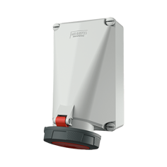 Mynd af CEE Veggtengill 400V IP67 125A