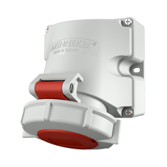 Mynd af CEE Veggtengill 400V IP67  16A