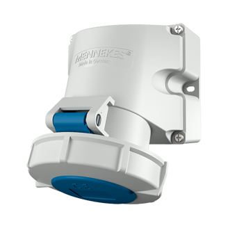 Mynd af CEE Veggtengill 230V IP67  32A