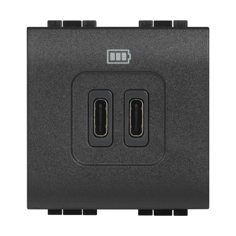 Mynd af Living Light USB hleðslut. 2xC Sv.