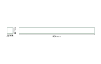 Mynd af Kastarabraut ZIP Sv. 1,15 m.