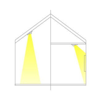 Mynd af Loftljós IF One Sunlike 2700K 430lm Sv