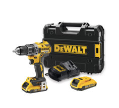 Mynd af DEWALT 18V XR Kolalaus borvél - 2 X 2Ah Rafhlöður
