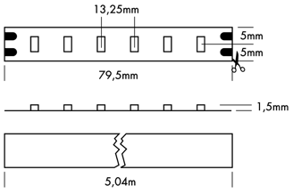 Mynd af Flex strip 5630-90 NW