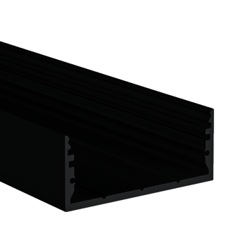 Mynd af Álprófíll L-Line Low 60x25mm Sv.