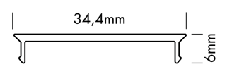 Mynd af Ljóshlíf Q-line Flat Opal