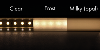 Mynd af Ljóshlíf Q-line Flat Opal