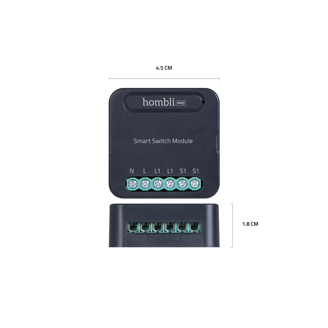 Mynd af Hombli þráðlaus rofaliði í dós 10A 2300W