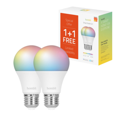 Mynd af Hombli snjallpera E27 RGB 9W (2 stk)