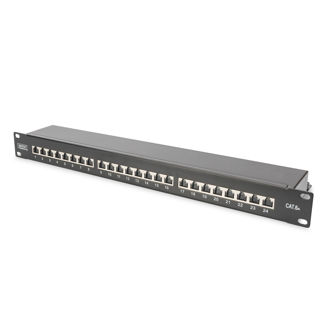 Mynd af Krosstengibretti Cat6A 24P FTP 1U