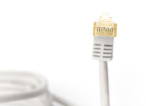 Mynd af Tengisnúra 90° Cat6A 3m Grá