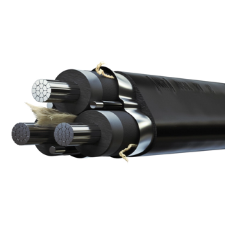 Mynd af Aflstr.24kV AXAL-TT Al 3X  95