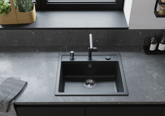 Mynd af Hansgrohe sápuskammtari A41 Matt svart