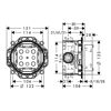 Mynd af Hansgrohe iBox universal sett