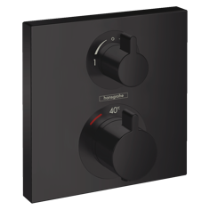 Mynd af Hansgrohe Ecostat Square innb. hitastillir m/skipti Matt svart