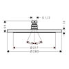 Mynd af Hansgrohe Croma 280 sturtuhaus Matt svart
