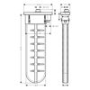Mynd af Hansgrohe sBox sett Square Króm