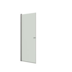 Mynd af Dansani sturtuhurð glær með gráum prófíl 90cm