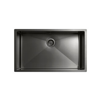 Mynd af Tapwell vaskur 700x400 mm Svart Króm