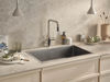 Mynd af Tapwell vaskur 700x400 mm Svart Króm