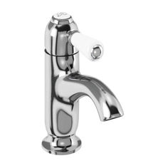 Mynd af Burlington Chelsea Curved handlaugartæki án botnventils Króm