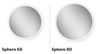 Mynd af HIB Sphere spegill með ljósi 80cm 