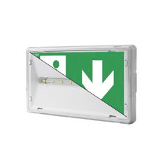 Mynd af Neyðarljós Exit L LED 1h AT 2W