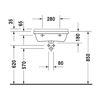 Mynd af Duravit Starck 3 vegghandlaug 55x37cm