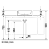 Mynd af Duravit Starck 1 borðhandlaug  Ø46 cm