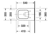 Mynd af Duravit Happy D2 vegghengt salerni , Rimless 