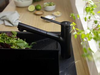 Mynd af Hansgrohe S51 Vaskur í borð Grafít svart