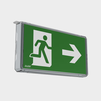 Mynd af Awex loftfesting fyrir EXIT S neyðarljós 