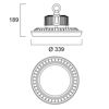 Mynd af Sylvania Start Highbay 26.000lm