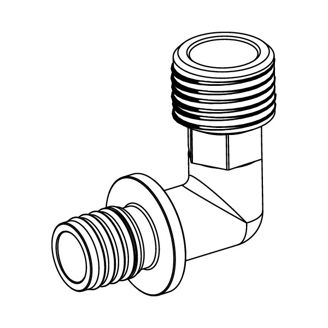Mynd af TECE Nippilhné 20mm x 3/4"