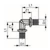 Mynd af TECE Hné 90° 16x16 mm 