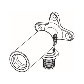 Mynd af TECE Langt Vegghné 16mm x 1/2" 