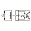Mynd af TECEflex Ró Eurocone 20 mm x 3/4"
