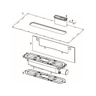 Mynd af TECEdrainprofile Vatnslás Standard DN50