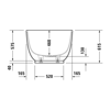 Mynd af Duravit LUV baðkar frístandandi 180x85 cm