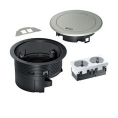 Mynd af Gólfbox 150mm Silfur
