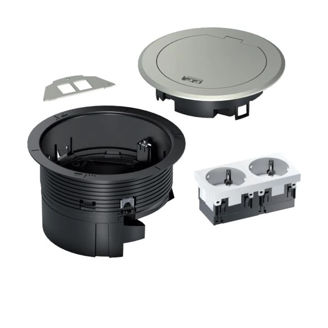 Mynd af Gólfbox 150mm Silfur