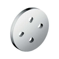 Mynd af Hansgrohe milliplata á vegg 80mm